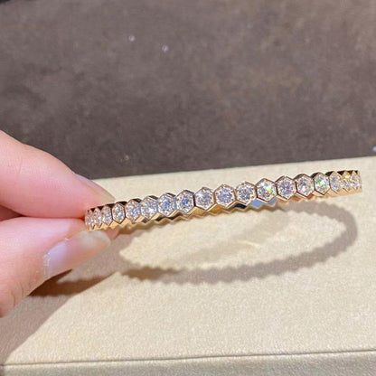 [Triumph Jewelry]BEE LOVE GOLD BRACELET FULL DIAMOND