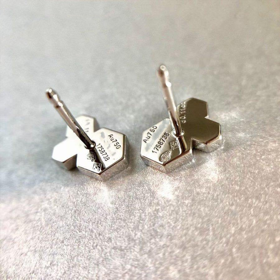 [Triumph Jewelry]BEE LOVE SILVER DIAMOND EARRINGS
