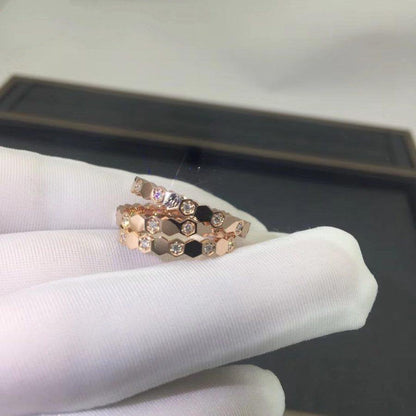 [Triumph Jewelry]BEE LOVE RING PINK GOLD DIAMOND