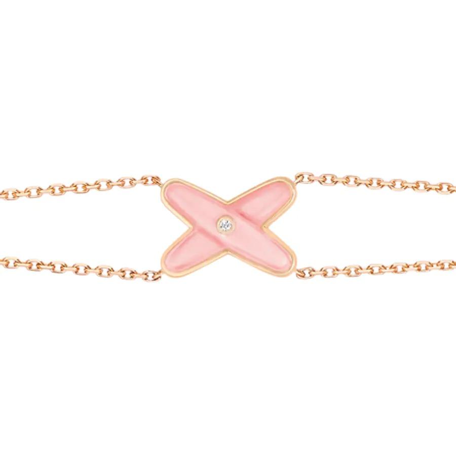 [Triumph Jewelry]JEUX BRACELET PINK MOP PINK GOLD 1 DIAMOND
