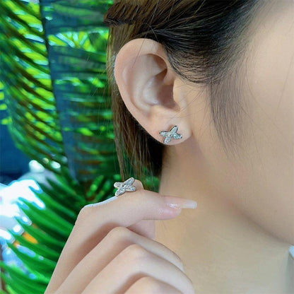 [Triumph Jewelry]JEUX DE SILVER DIAMOND EARRINGS