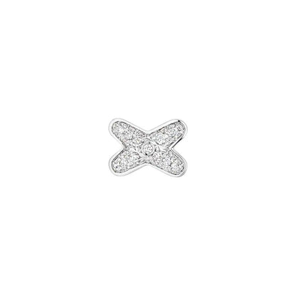 [Triumph Jewelry]JEUX DE SILVER DIAMOND EARRINGS