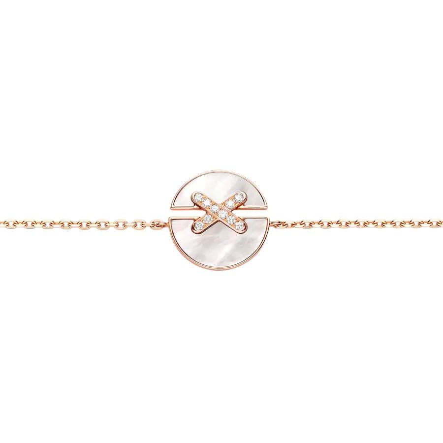 [Triumph Jewelry]JEUX DE BRACELET MOP PINK GOLD DIAMONDS