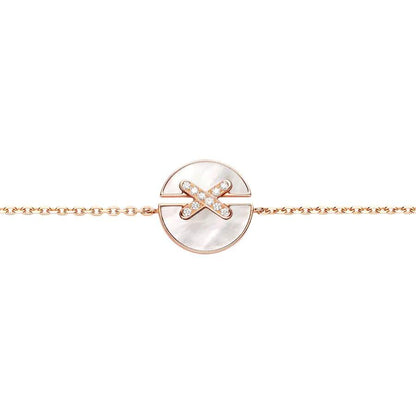 [Triumph Jewelry]JEUX DE BRACELET MOP PINK GOLD DIAMONDS