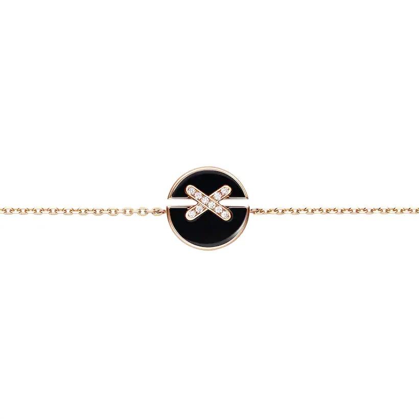 [Triumph Jewelry]JEUX DE BRACELET ONYX PINK GOLD DIAMOND