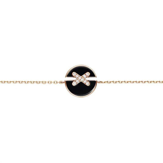 [Triumph Jewelry]JEUX DE BRACELET ONYX PINK GOLD DIAMOND
