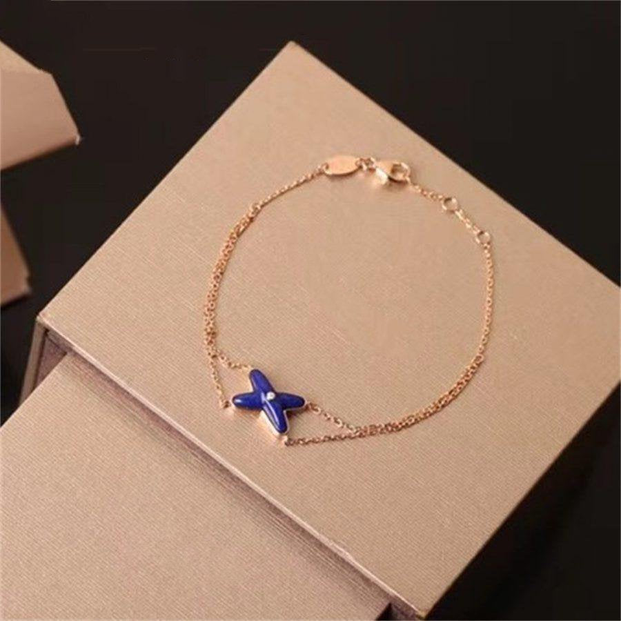 [Triumph Jewelry]Hollow Design Four-Leaf Clover Flower Shape Ring