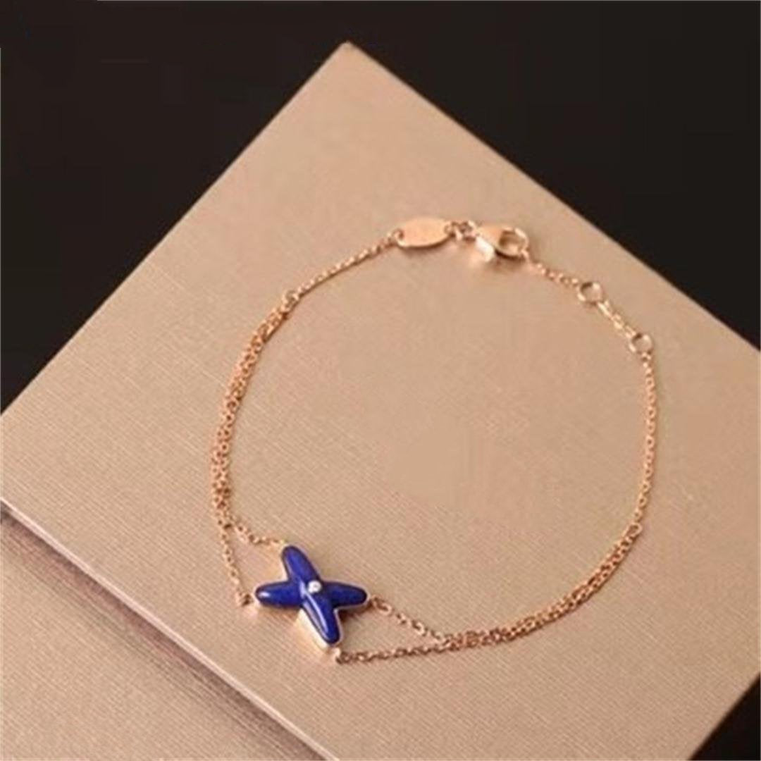 [Triumph Jewelry]Hollow Design Four-Leaf Clover Flower Shape Ring