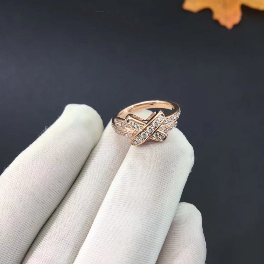 [Triumph Jewelry]JEUX DE RING PINK GOLD DIAMOND
