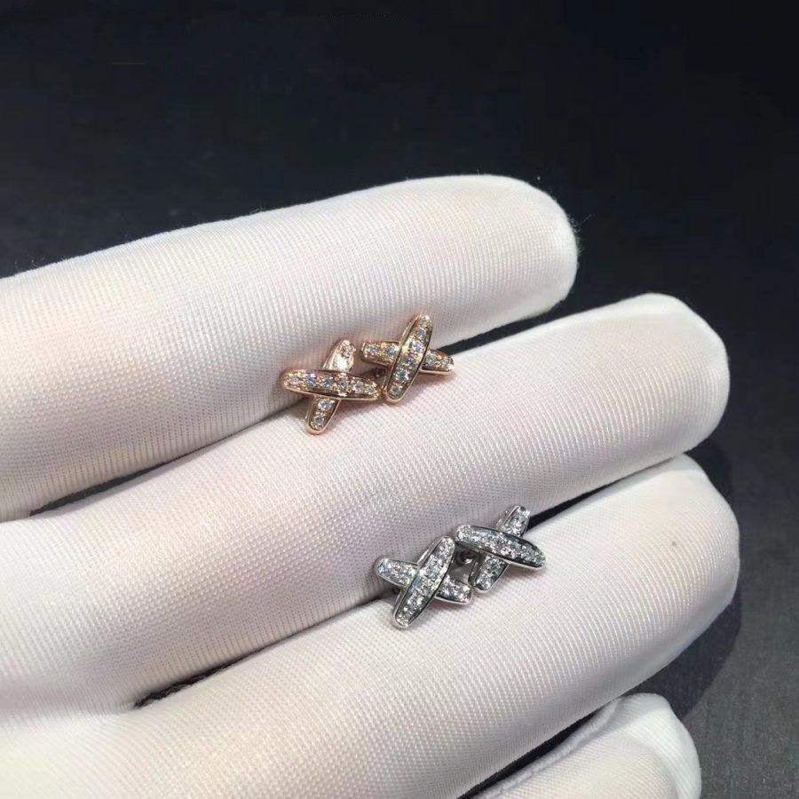 [Triumph Jewelry]JEUX DE DIAMOND EARRINGS