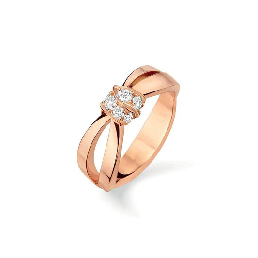 [Triumph Jewelry]LIENS RING PINK GOLD DIAMOND