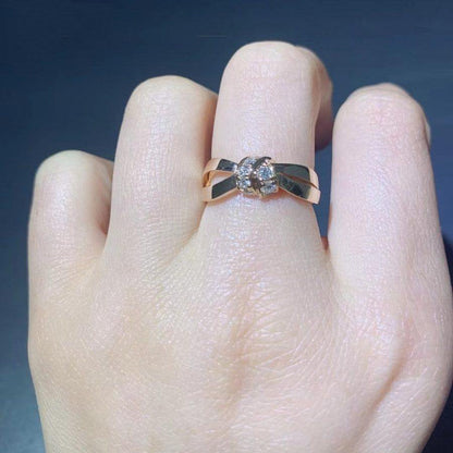 [Triumph Jewelry]LIENS RING PINK GOLD DIAMOND