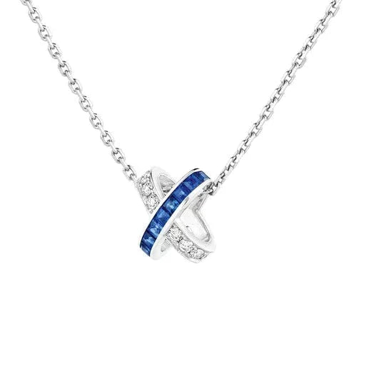 [Triumph Jewelry]LIENS DIAMOND SILVER NECKLACE