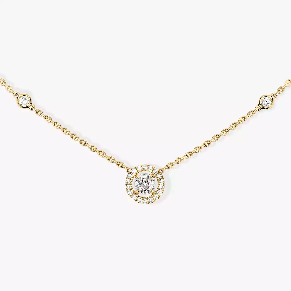 [Triumph Jewelry]Diamond Necklace 0,20ct Brilliant Shape Joy