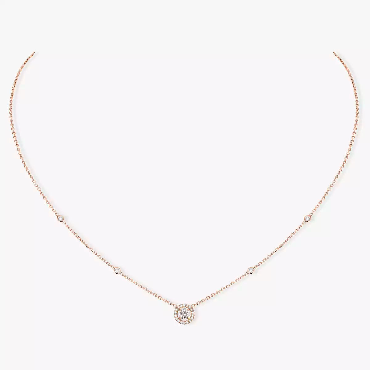 [Triumph Jewelry]Diamond Necklace 0,20ct Brilliant Shape Joy