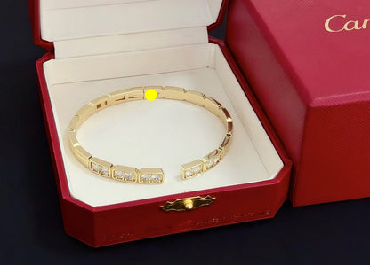 [Triumph Jewelry]LOVE DIAMOND OPEN  BRACELET