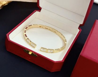 [Triumph Jewelry]LOVE DIAMOND OPEN  BRACELET