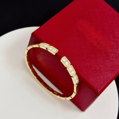 [Triumph Jewelry]LOVE DIAMOND OPEN  BRACELET