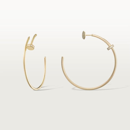 [Triumph Jewelry]JUSTE HALF DIAMOND LARGE EARRINGS