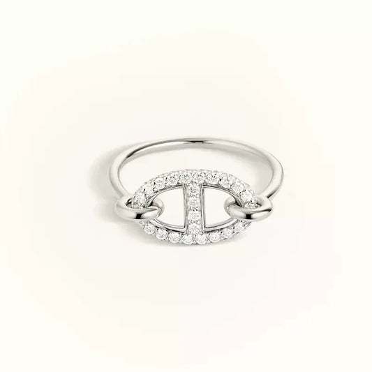 [Triumph Jewelry]RONDE SMALL SILVER DIAMOND RING