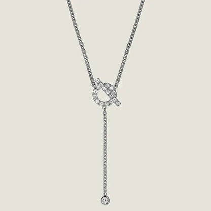 [Triumph Jewelry]FINESSE SILVER DIAMOND NECKLACE