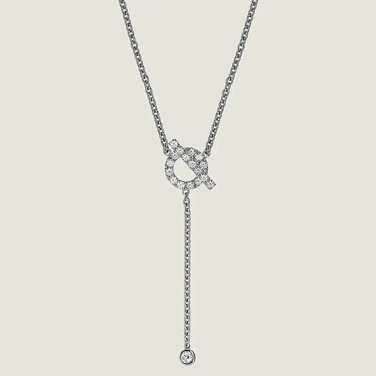 [Triumph Jewelry]FINESSE SILVER DIAMOND NECKLACE