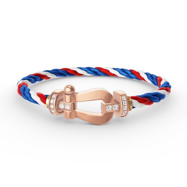 [Triumph Jewelry]FORCE LARGE HORSESHOE HALF DIAMOND BRACELET ROSE GOLD