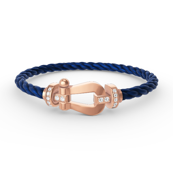 [Triumph Jewelry]FORCE LARGE HORSESHOE HALF DIAMOND BRACELET ROSE GOLD
