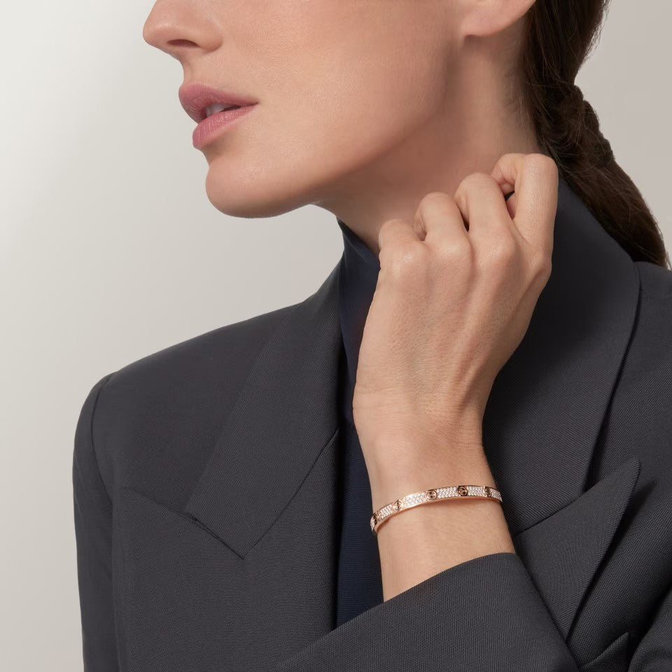 [Triumph Jewelry]LOVE BRACELET 4.8MM DIAMOND-PAVED