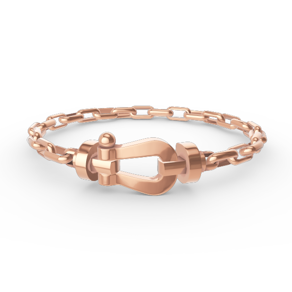 [Triumph Jewelry]FORCE LARGE HORSESHOE CLASP  METAL BRACELET