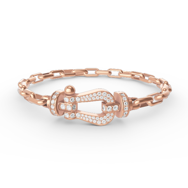 [Triumph Jewelry]FORCE LARGE HORSESHOE CLASP  METAL BRACELET