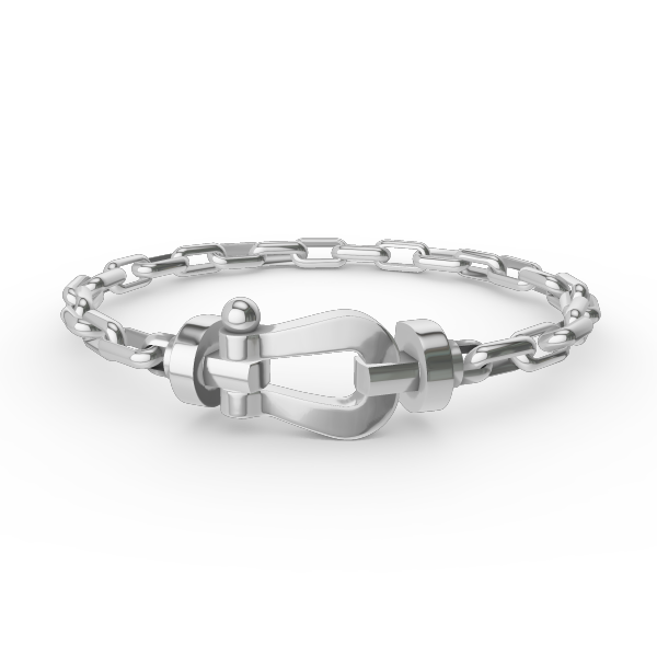 [Triumph Jewelry]FORCE LARGE HORSESHOE CLASP  METAL BRACELET