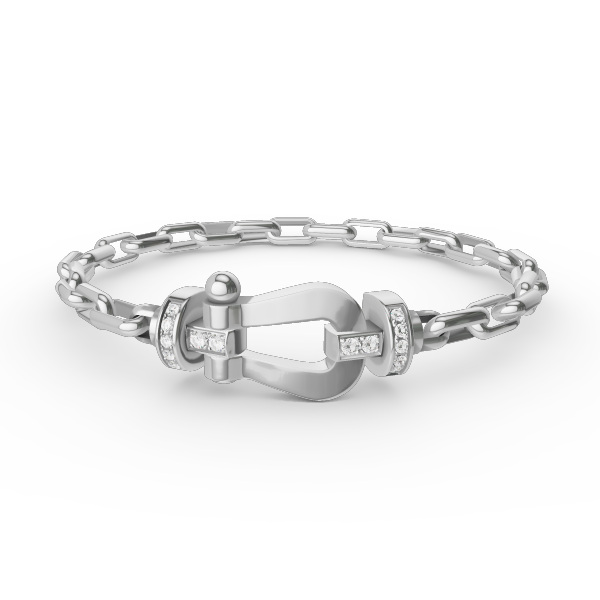 [Triumph Jewelry]FORCE LARGE HORSESHOE CLASP  METAL BRACELET