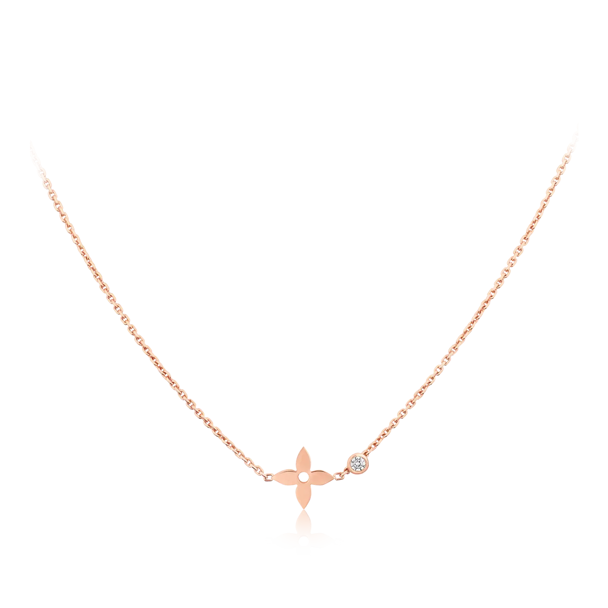 [Triumph Jewelry]BLOSSOM PENDANT PINK GOLD AND DIAMOND