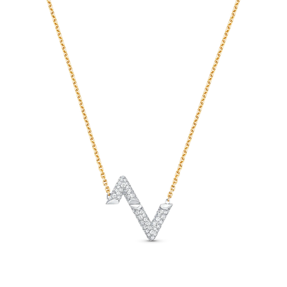 [Triumph Jewelry]VOLT SILVER DIAMOND PEDANT NECKLACE