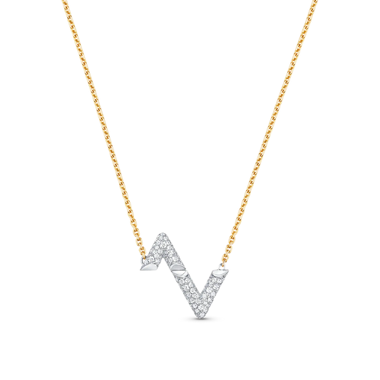 [Triumph Jewelry]VOLT SILVER DIAMOND PEDANT NECKLACE