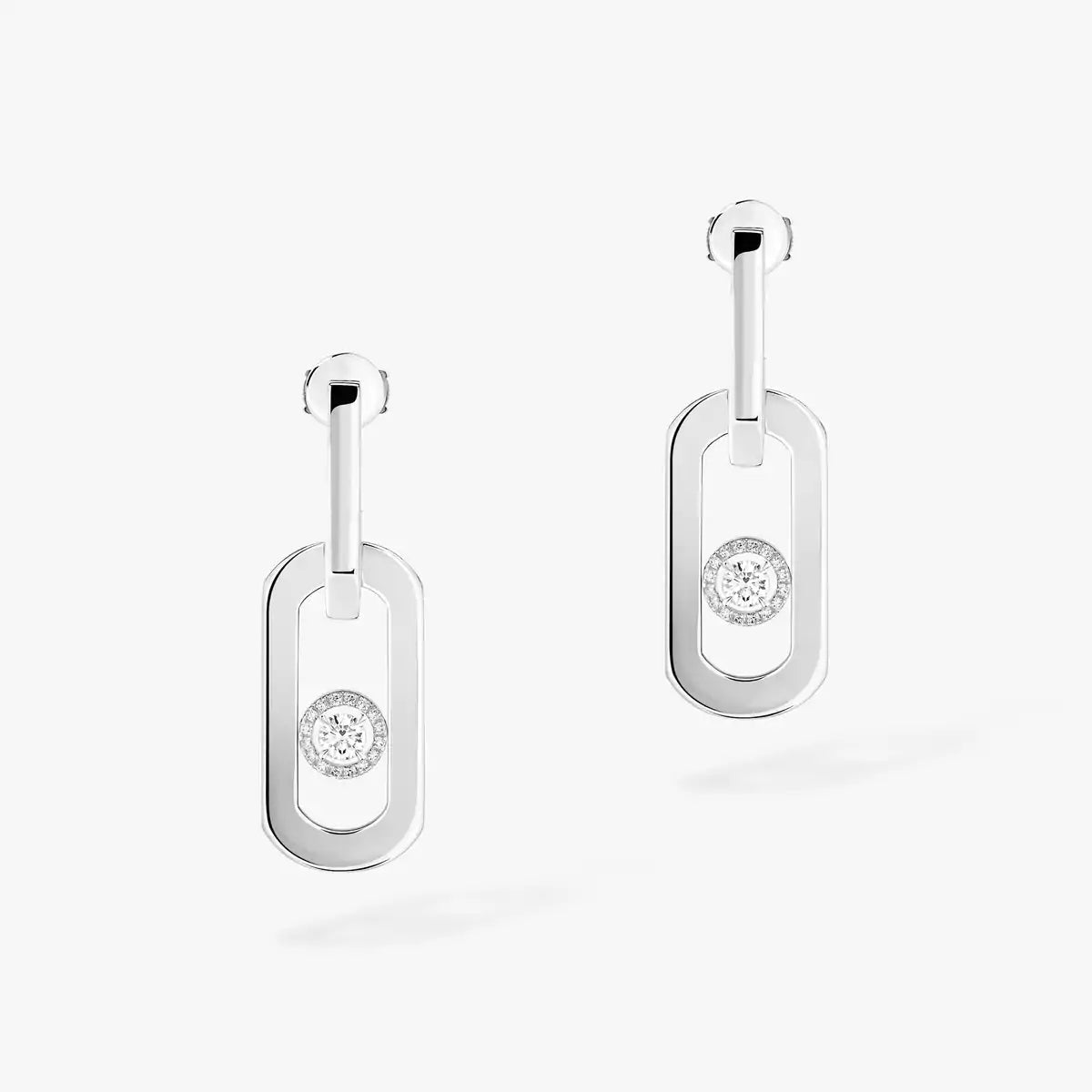 [Triumph Jewelry]So Move XL Diamond Pendant Earrings