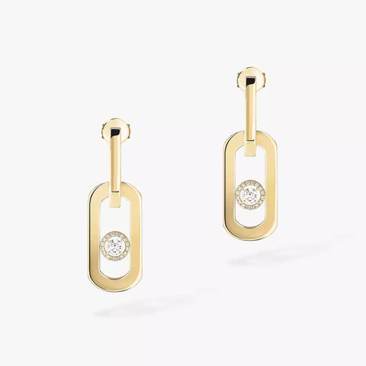 [Triumph Jewelry] So Move XL Diamond Hoop Earring