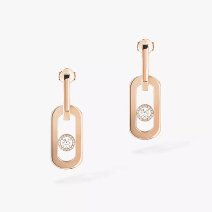 [Triumph Jewelry] So Move XL Diamond Hoop Earring