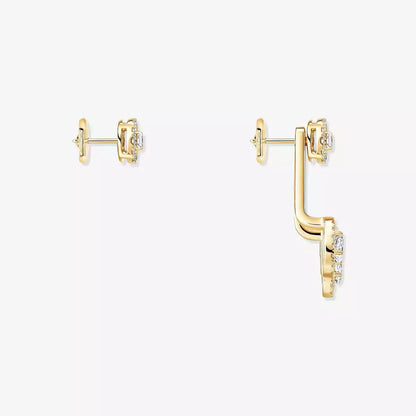 [Triumph Jewelry] My Twin Trio  Diamond Earrings