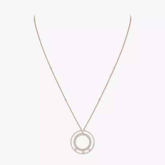 [Triumph Jewelry]Move Romane Long Pave_-Set Diamond Necklace