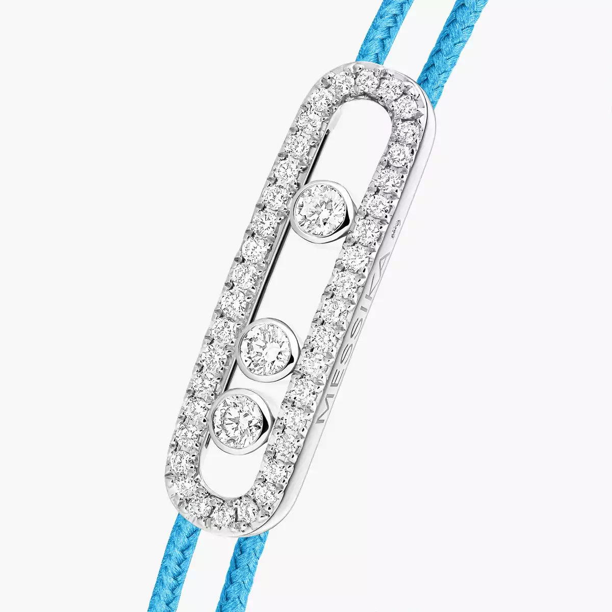 [Triumph Jewelry]MK Care(s) pink cord pavé bracelet