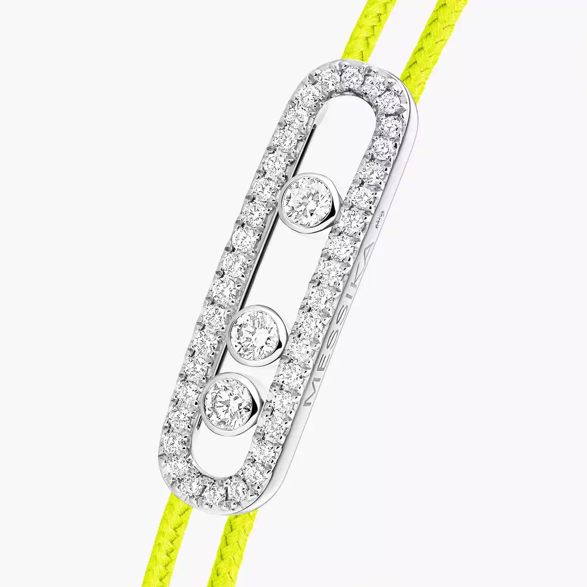 [Triumph Jewelry]MK Care(s) pink cord pavé bracelet
