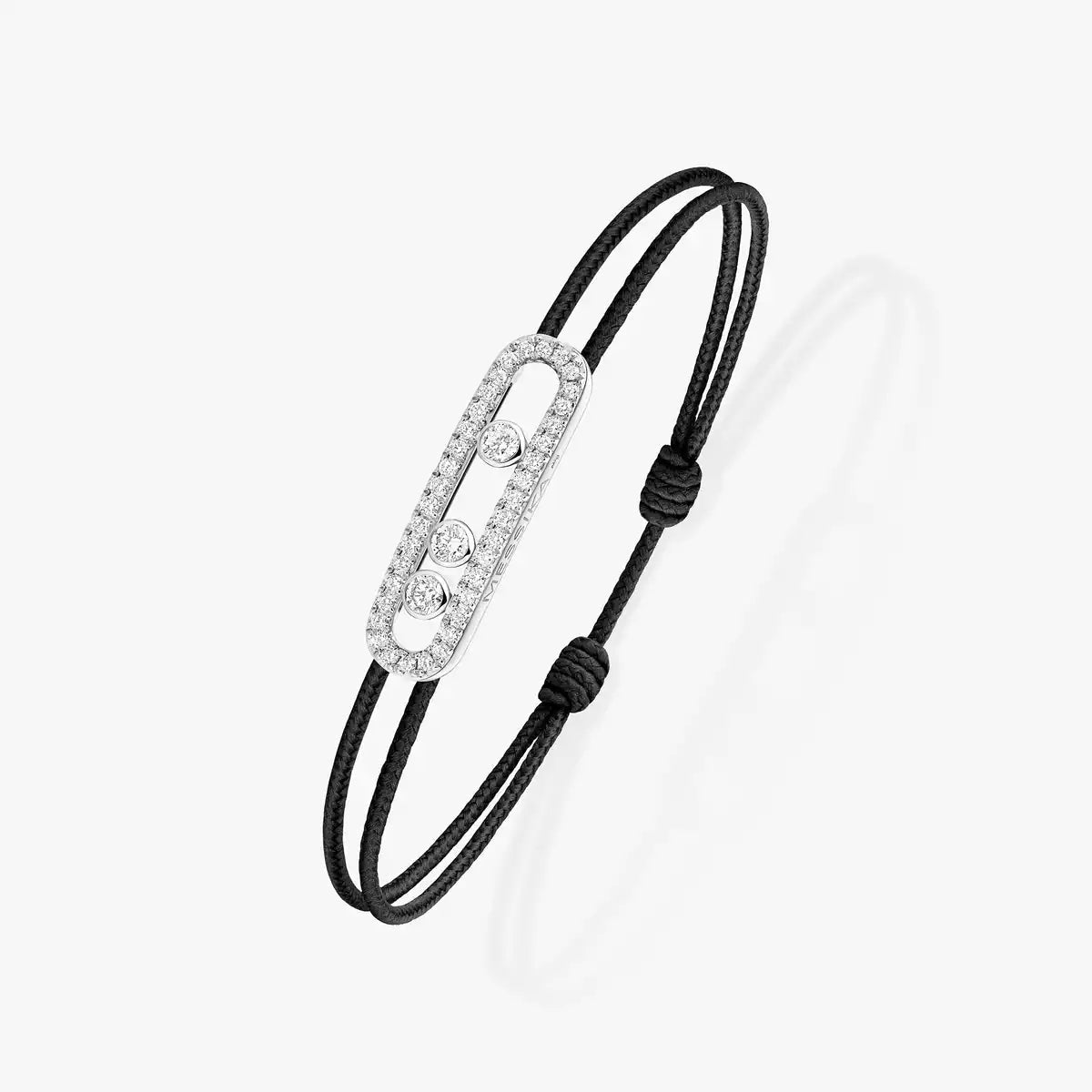 [Triumph Jewelry]MK Care(s) pink cord pavé bracelet
