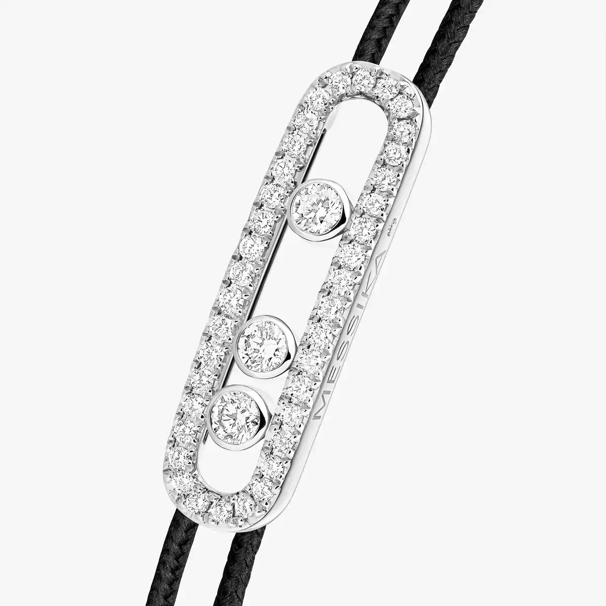 [Triumph Jewelry]MK Care(s) pink cord pavé bracelet