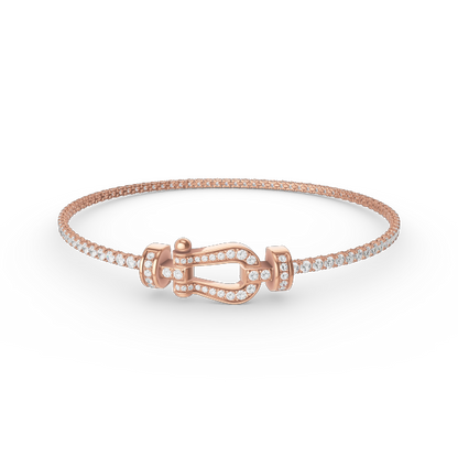 [Triumph Jewelry]FORCE  HORSESHOE  DIAMOND TENNIS BRACELET