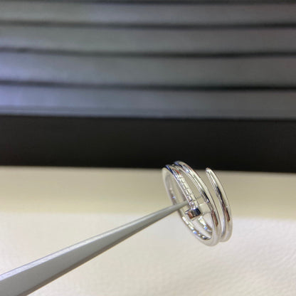 [Triumph Jewelry]SMOOTH THREE-BAND NAIL RING