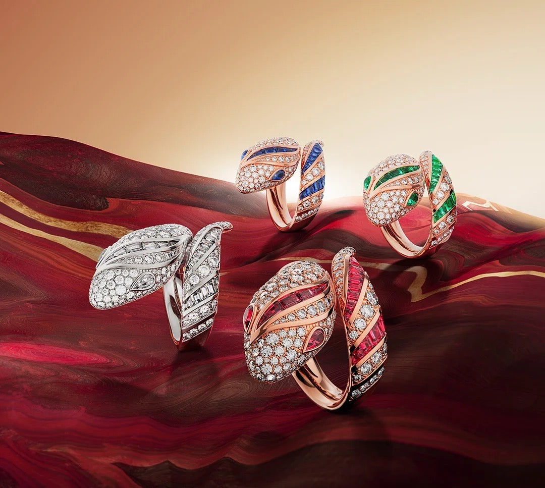 [Triumph Jewelry]BRAND NEW LUXURY RED SNAKE RING