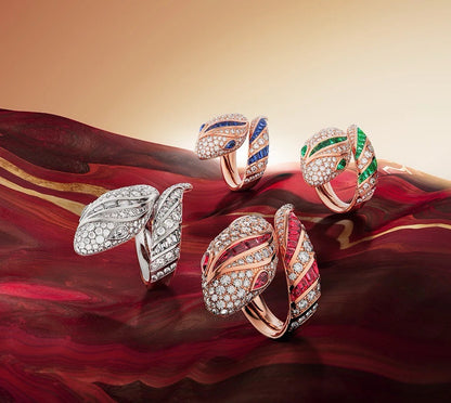 [Triumph Jewelry]BRAND NEW LUXURY RED SNAKE RING