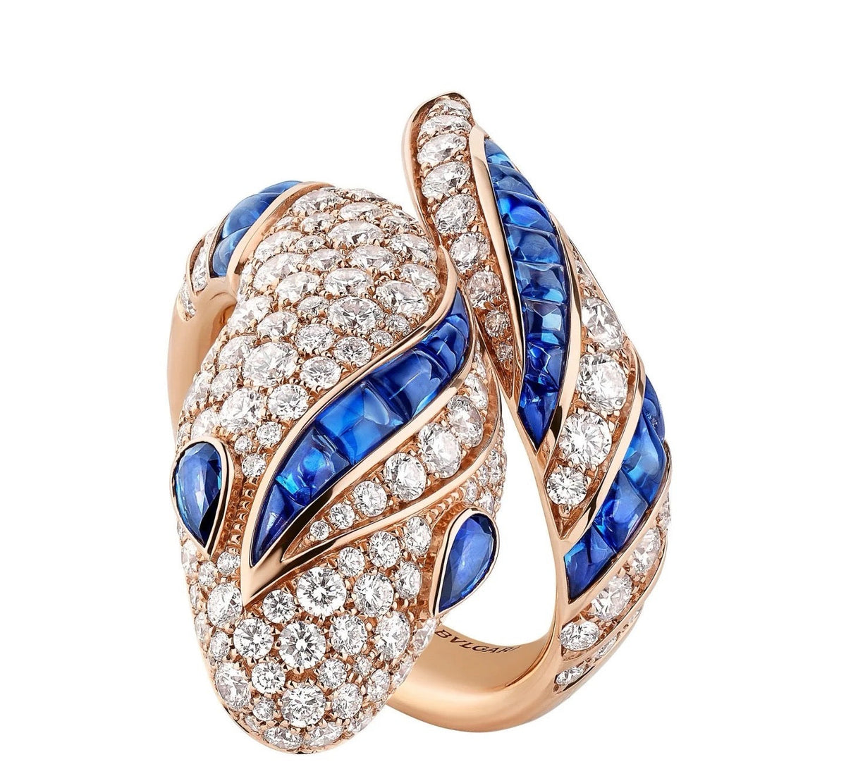 [Triumph Jewelry]BRAND NEW LUXURY BLUE SNAKE RING